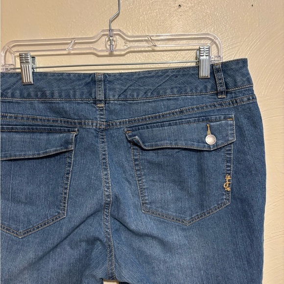 Daisy Fuentes Blue Ankle Cropped Jeans - Picture 9 of 9